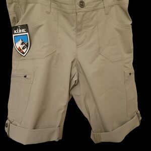 Kuhl Women's Cargo Shorts - Light Gray